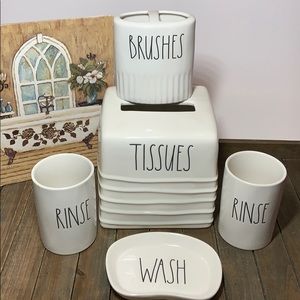 Rae Dunn  Bathroom Bundle: